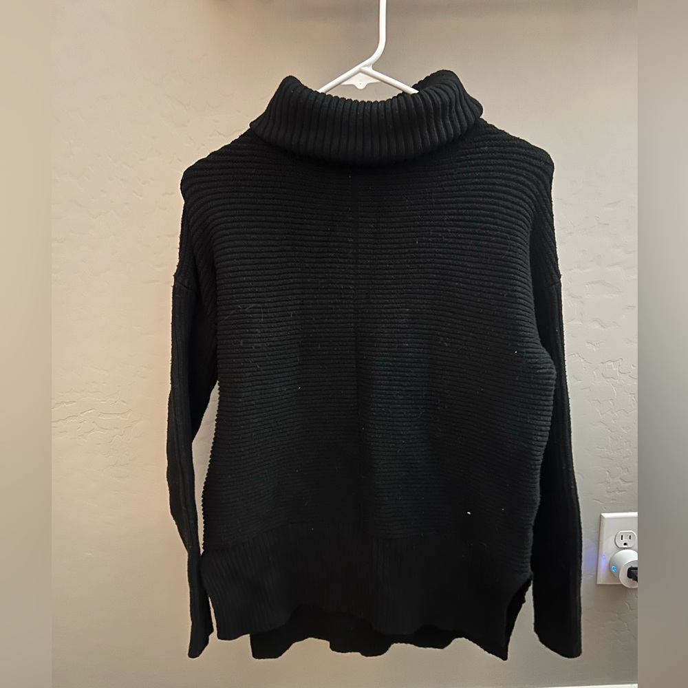 Black Turtleneck Sweater